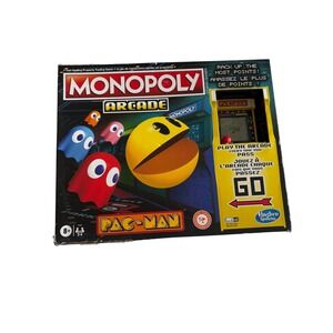Hasbro Monopoly Arcade Pac-Man Board Game with Electronic Banking Unit E7030